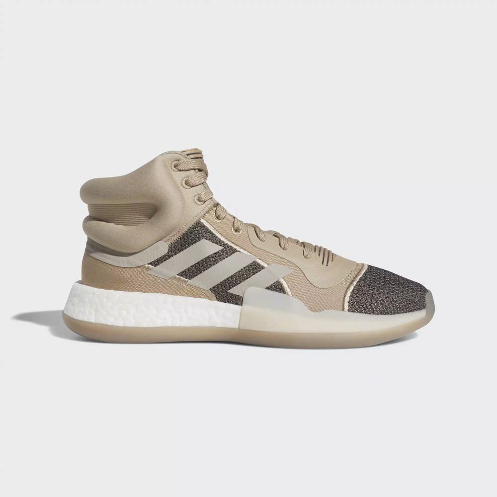 Adidas Marquee Boost Tenis De Basketball Marrom Para Hombre (MX-87193)